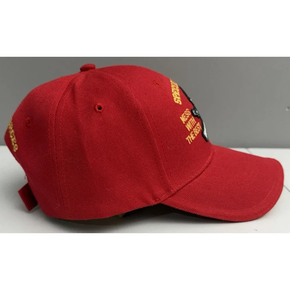 US Army Special Forces Hat Red Green Beret Skull Cap Mess With The Best Rothco